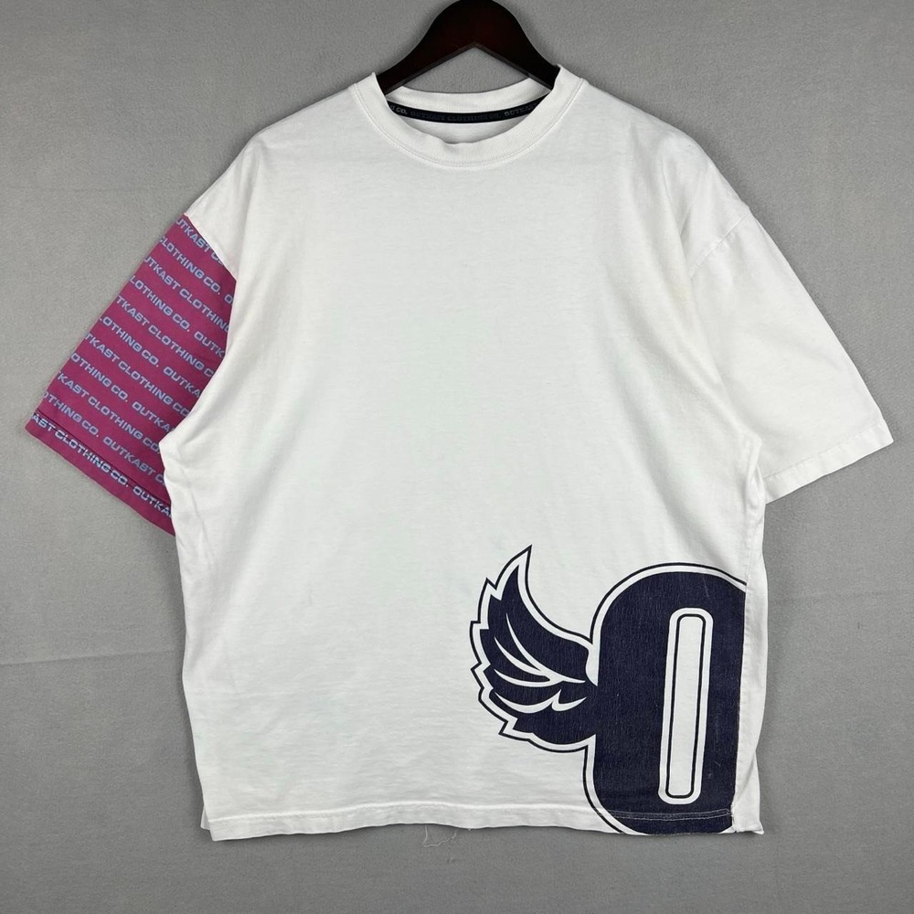 Outkast Clothing Company Y2K Style White Tee Shirt